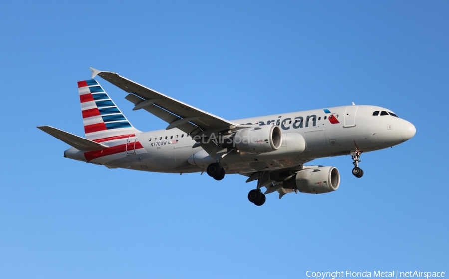 American Airlines Airbus A319-132 (N770UW) | Photo 295079