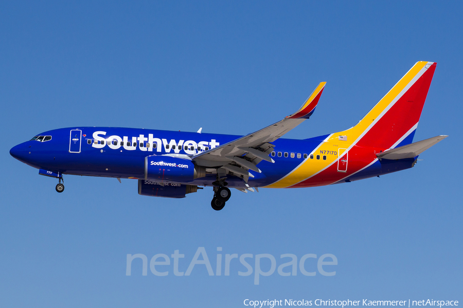 Southwest Airlines Boeing 737-76N (N7717D) | Photo 127335