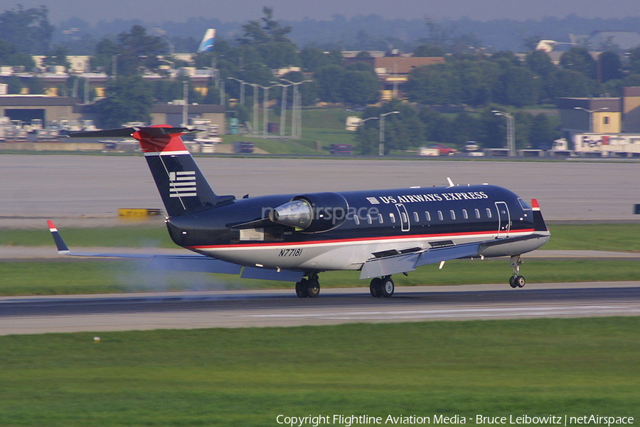 US Airways Express (Mesa Airlines) Bombardier CRJ-200LR (N77181) | Photo 151893
