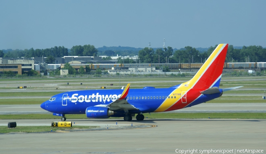 Southwest Airlines Boeing 737-76N (N7718B) | Photo 459167