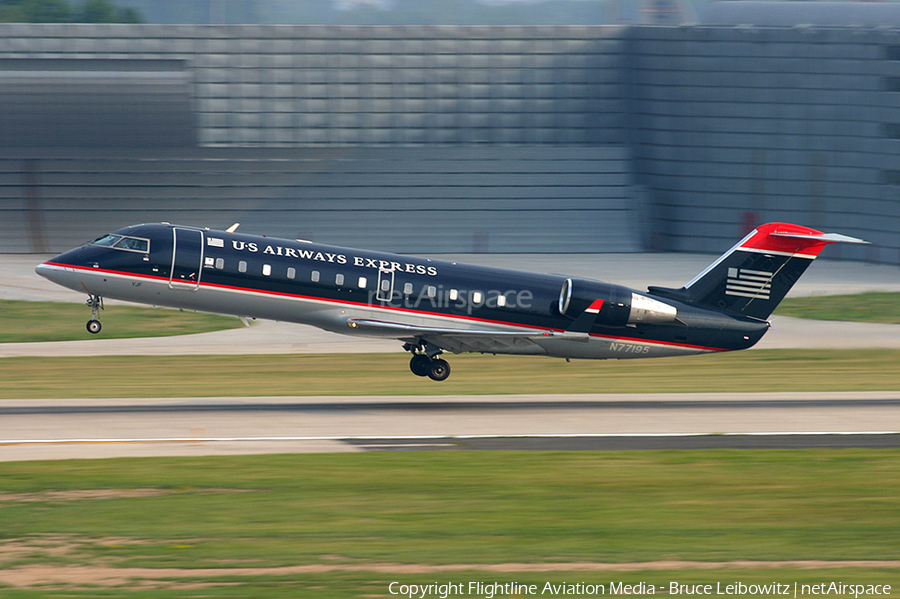 US Airways Express (Mesa Airlines) Bombardier CRJ-200LR (N77195) | Photo 150930