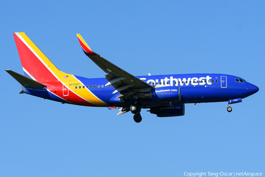 Southwest Airlines Boeing 737-7BD (N7720F) | Photo 524041