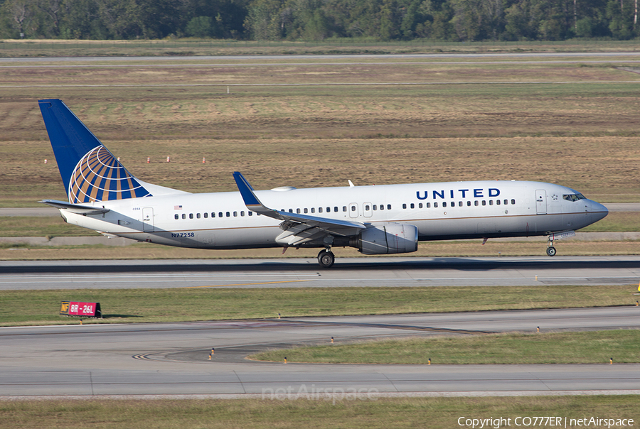 United Airlines Boeing 737-824 (N77258) | Photo 14247
