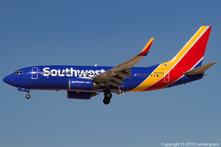 Southwest Airlines Boeing 737-76N (N7725A) | Photo 202808