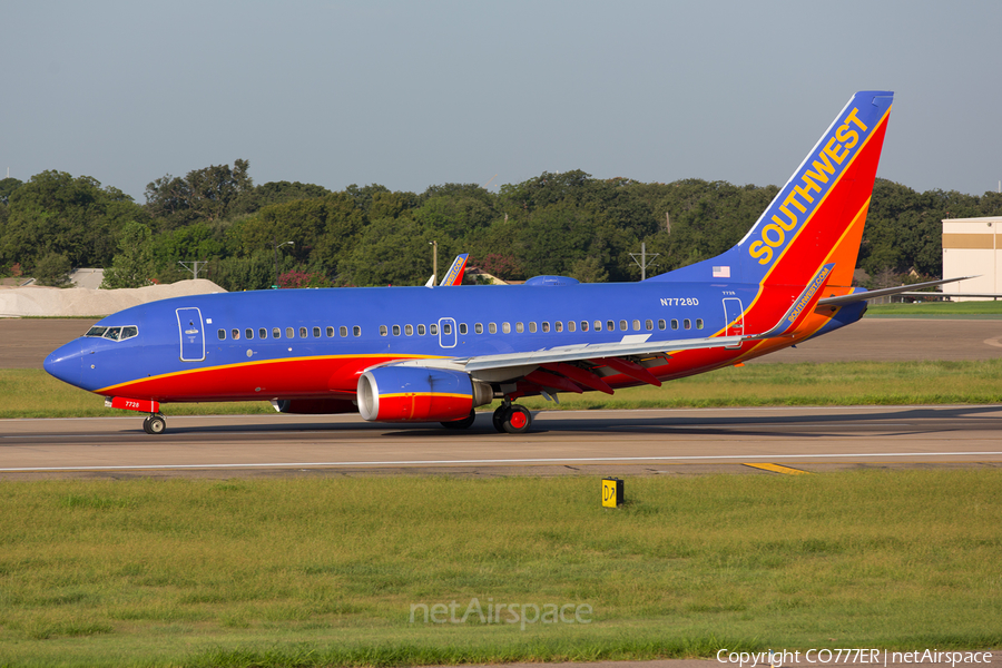 Southwest Airlines Boeing 737-7BD (N7728D) | Photo 182519
