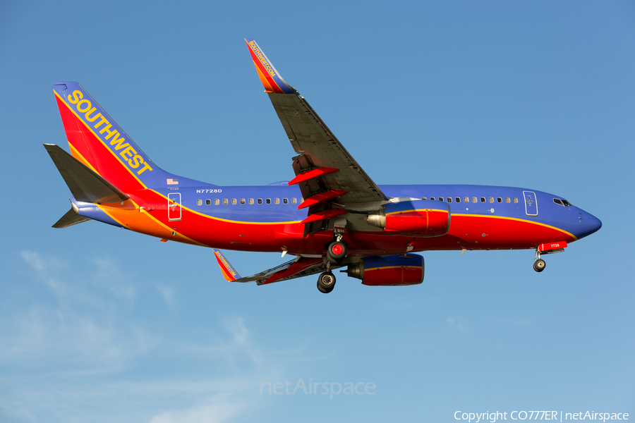 Southwest Airlines Boeing 737-7BD (N7728D) | Photo 90416