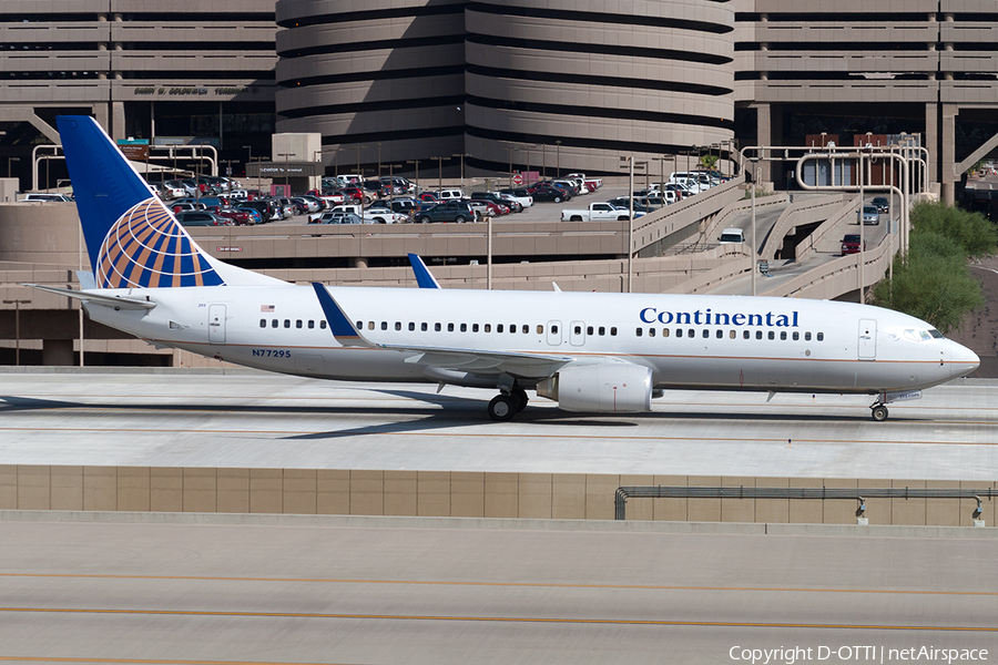 Continental Airlines Boeing 737-824 (N77295) | Photo 188470