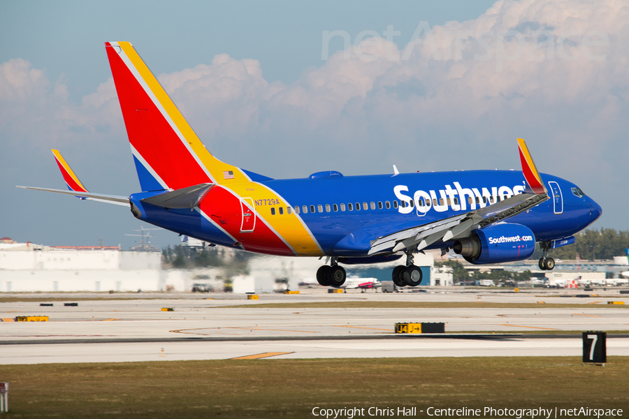 Southwest Airlines Boeing 737-76N (N7729A) | Photo 176235
