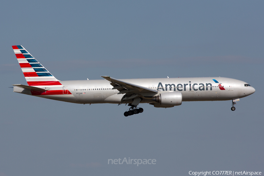 American Airlines Boeing 777-223(ER) (N772AN) | Photo 56862