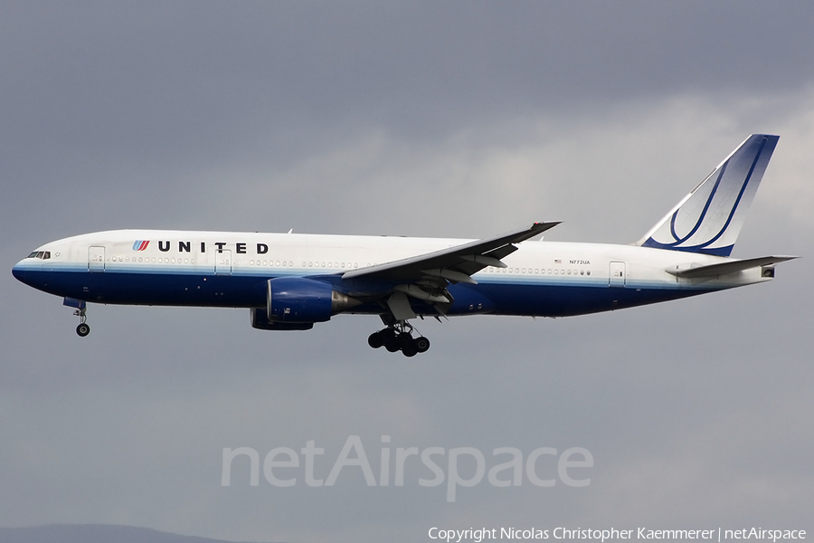 United Airlines Boeing 777-222 (N772UA) | Photo 159220
