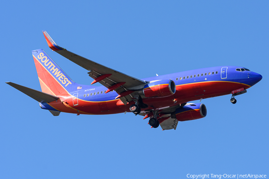 Southwest Airlines Boeing 737-7BD (N7730A) | Photo 482910