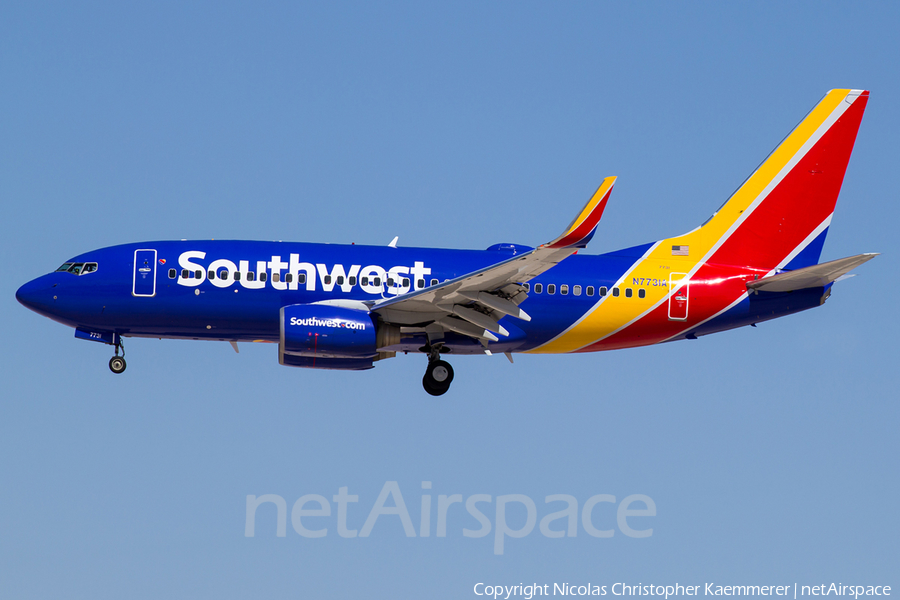 Southwest Airlines Boeing 737-76N (N7731A) | Photo 127178