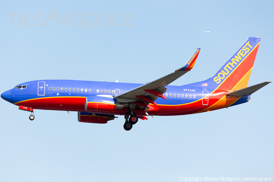Southwest Airlines Boeing 737-7BD (N7734H) | Photo 65520