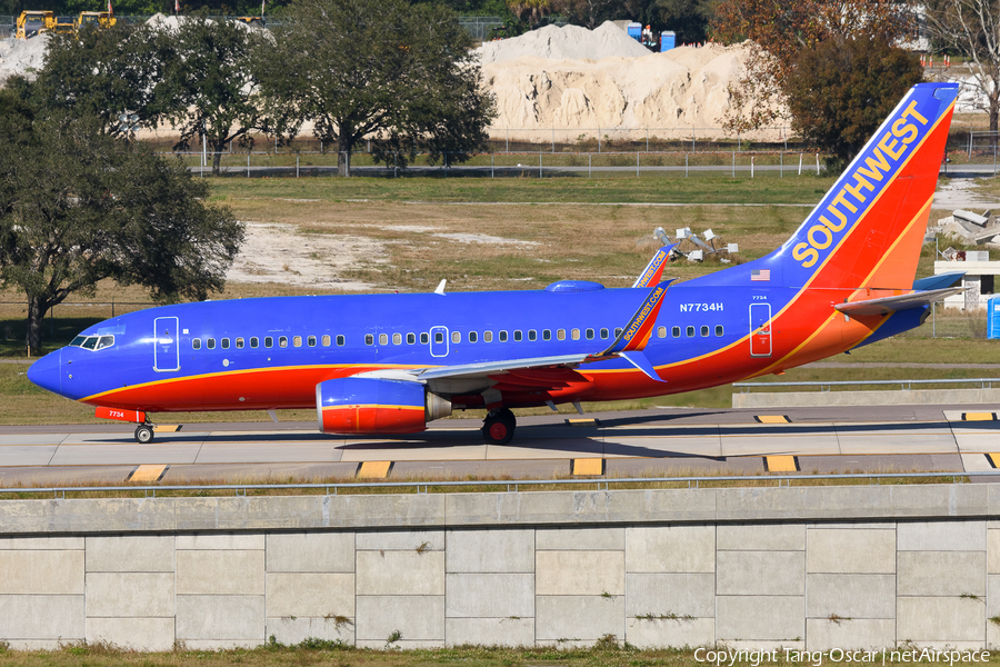 Southwest Airlines Boeing 737-7BD (N7734H) | Photo 662217