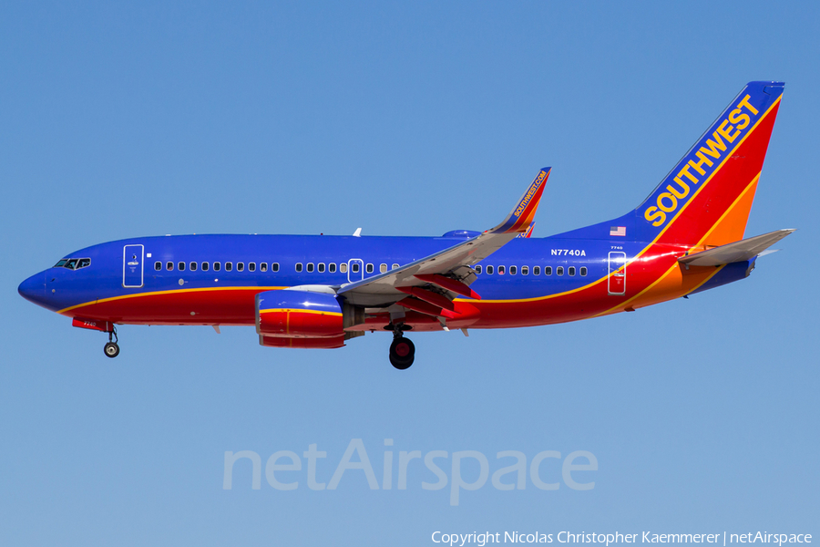 Southwest Airlines Boeing 737-7BD (N7740A) | Photo 127251