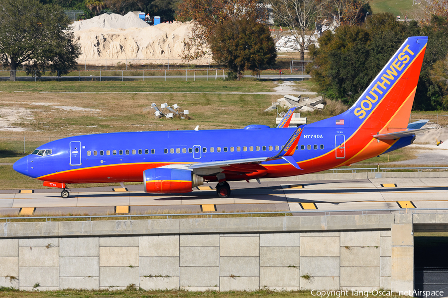 Southwest Airlines Boeing 737-7BD (N7740A) | Photo 662218
