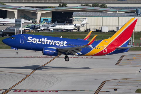 Southwest Airlines Boeing 737-7BD (N7741C) at  Ft. Lauderdale - International, United States