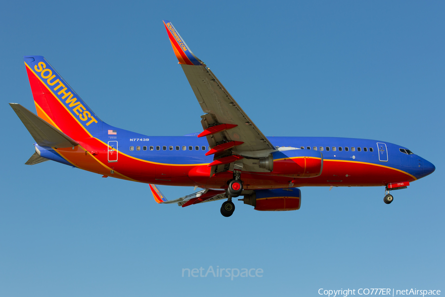 Southwest Airlines Boeing 737-7BD (N7743B) | Photo 82167