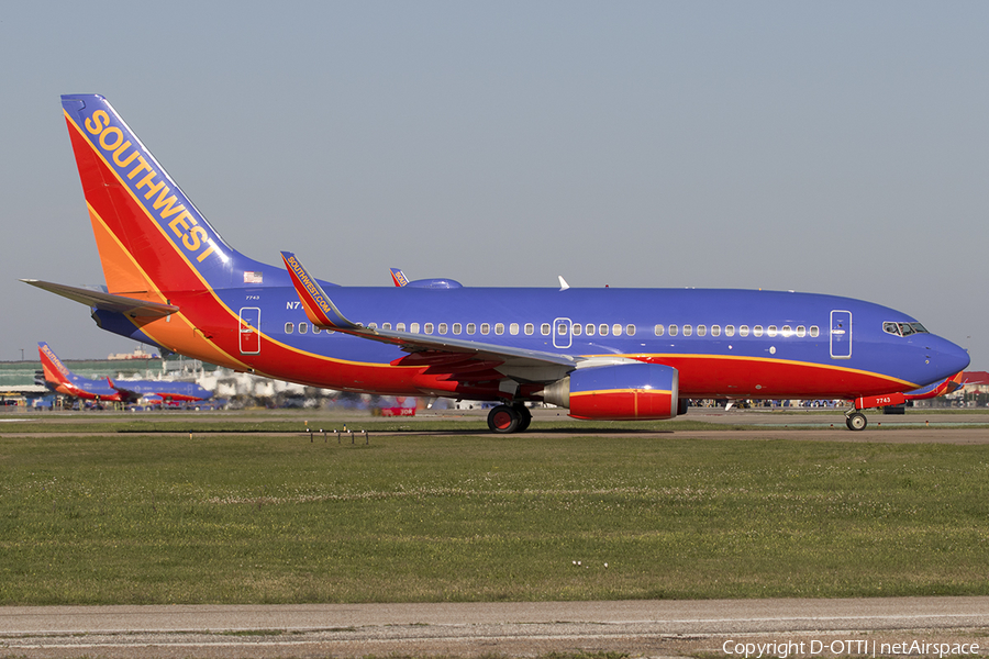 Southwest Airlines Boeing 737-7BD (N7743B) | Photo 535939