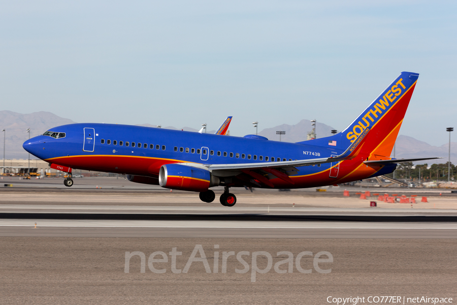 Southwest Airlines Boeing 737-7BD (N7743B) | Photo 60218