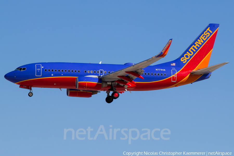 Southwest Airlines Boeing 737-7BD (N7744A) | Photo 127153