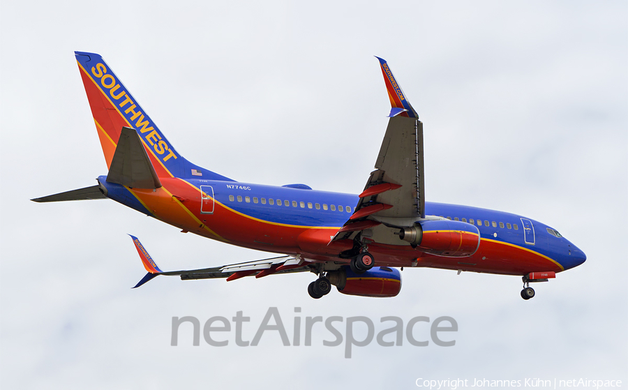 Southwest Airlines Boeing 737-7BD (N7746C) | Photo 256381