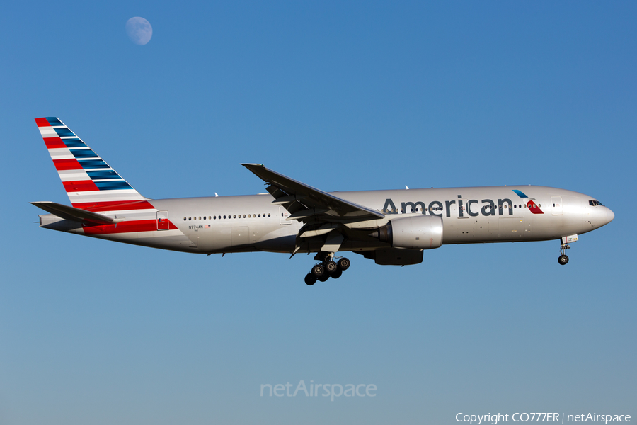 American Airlines Boeing 777-223(ER) (N774AN) | Photo 96483