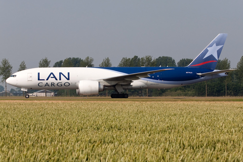 LAN Cargo Boeing 777-F6N (N774LA) at  Amsterdam - Schiphol, Netherlands