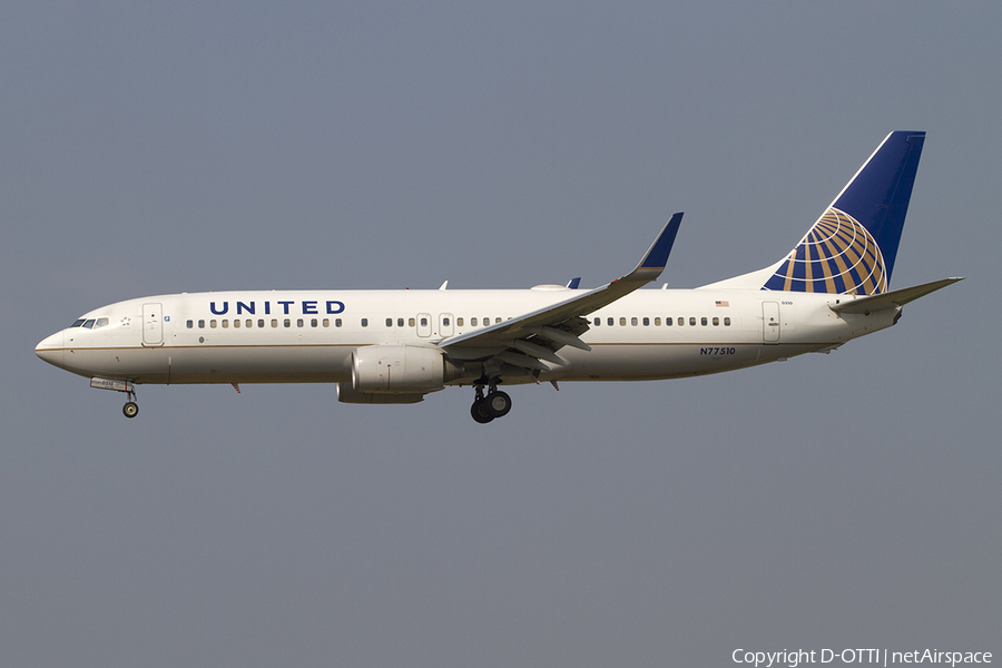 United Airlines Boeing 737-824 (N77510) | Photo 385392