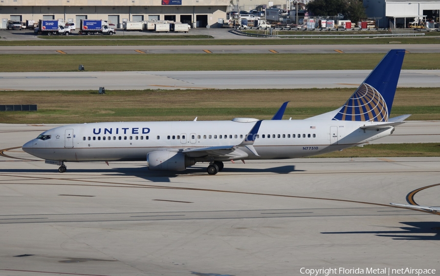 United Airlines Boeing 737-824 (N77510) | Photo 406830