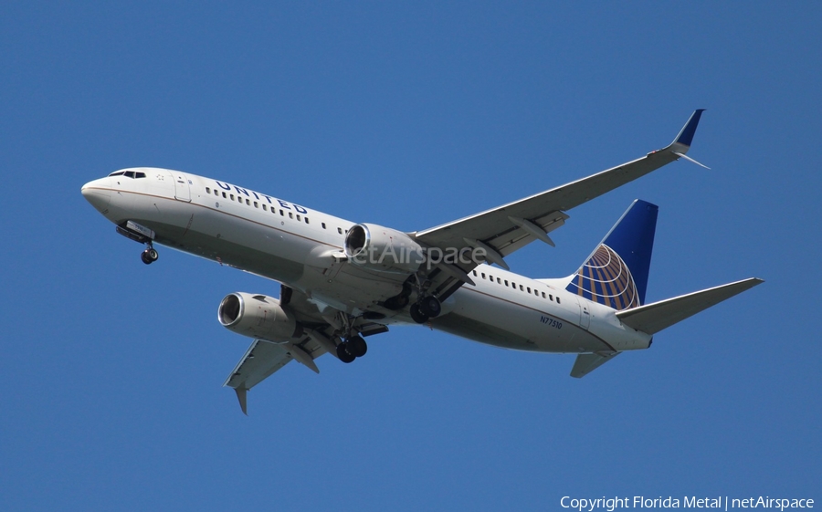 United Airlines Boeing 737-824 (N77510) | Photo 406831