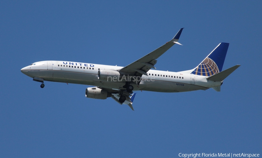 United Airlines Boeing 737-824 (N77518) | Photo 311374