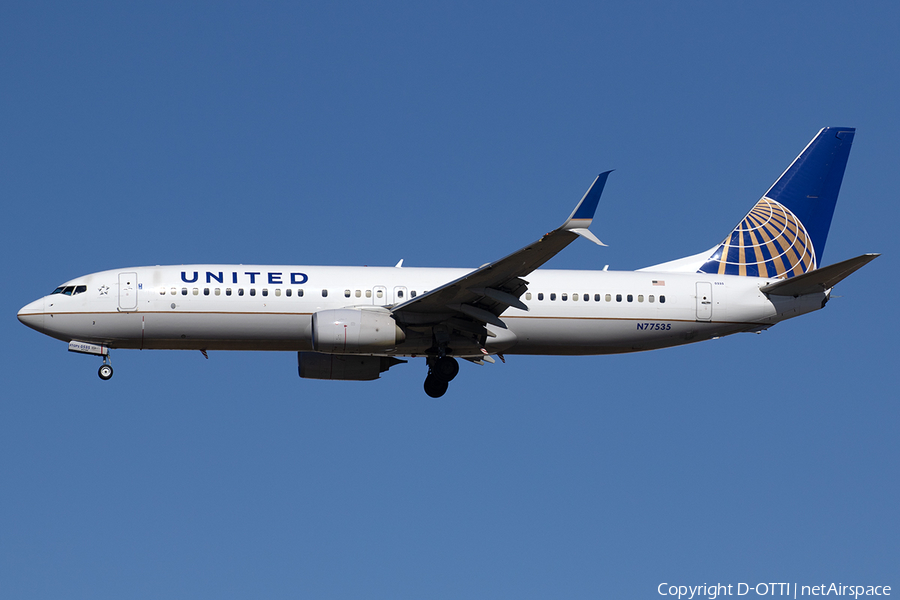 United Airlines Boeing 737-824 (N77535) | Photo 539939