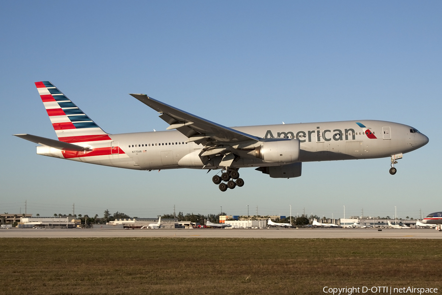American Airlines Boeing 777-223(ER) (N775AN) | Photo 430279