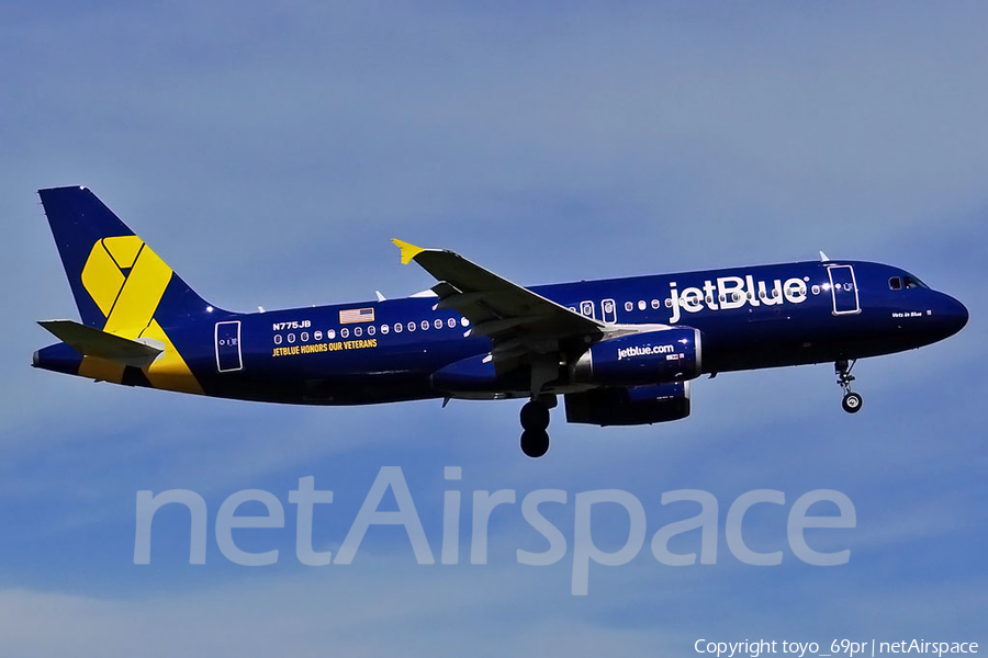 JetBlue Airways Airbus A320-232 (N775JB) | Photo 68442