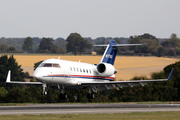 (Private) Bombardier CL-600-2B16 Challenger 605 (N777QX) at  London - Luton, United Kingdom