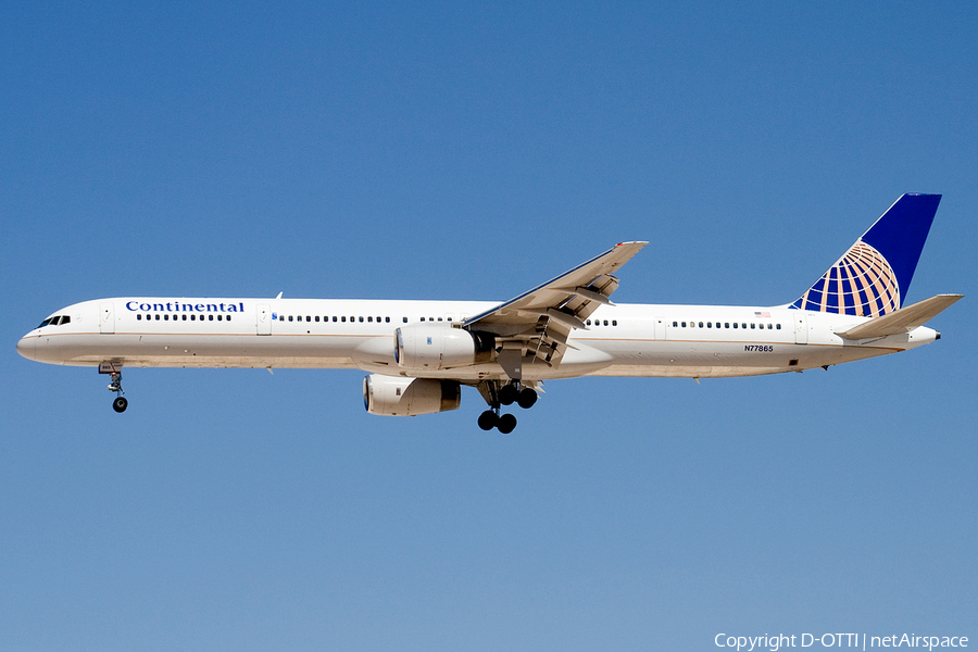 Continental Airlines Boeing 757-33N (N77865) | Photo 178364