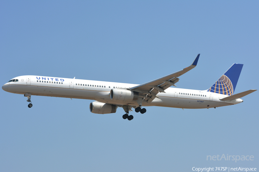 United Airlines Boeing 757-33N (N77867) | Photo 65243