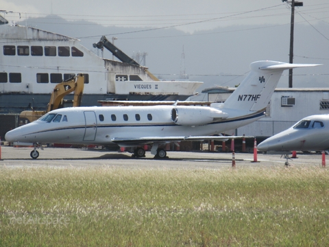 (Private) Cessna 650 Citation VII (N77HF) at  San Juan - Fernando Luis Ribas Dominicci (Isla Grande), Puerto Rico