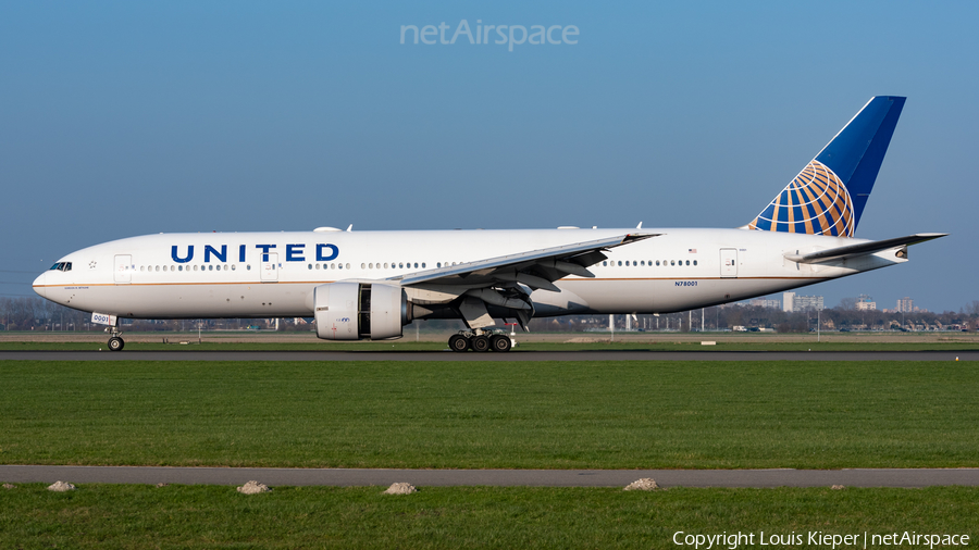 United Airlines Boeing 777-224(ER) (N78001) | Photo 614939