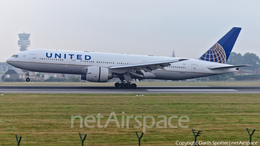United Airlines Boeing 777-224(ER) (N78002) | Photo 282640