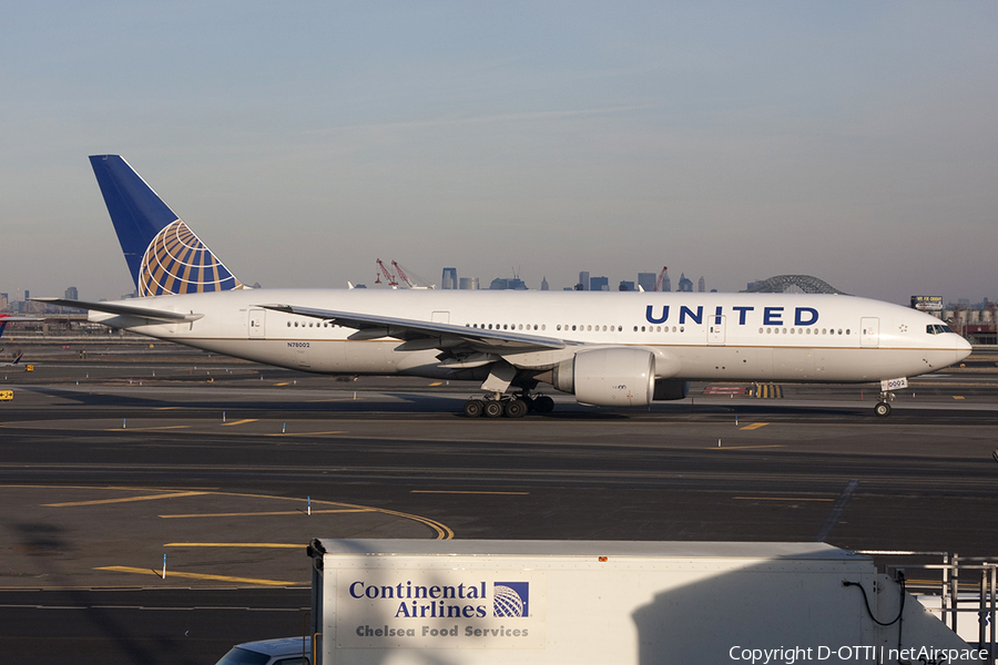 United Airlines Boeing 777-224(ER) (N78002) | Photo 344281