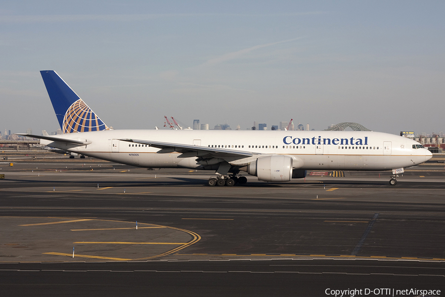 Continental Airlines Boeing 777-224(ER) (N78005) | Photo 344270