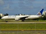 United Airlines Boeing 777-224(ER) (N78008) at  San Juan - Luis Munoz Marin International, Puerto Rico