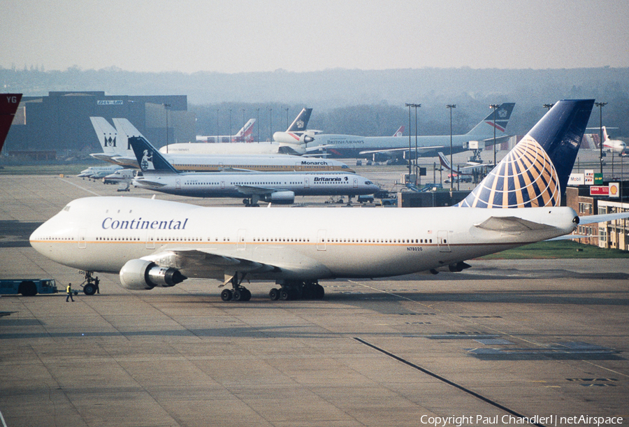 Continental Airlines Boeing 747-243B (N78020) | Photo 72648