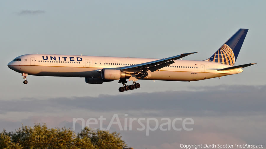United Airlines Boeing 767-424(ER) (N78060) | Photo 267147