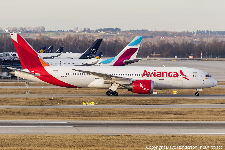 Avianca Boeing 787-8 Dreamliner (N780AV) | Photo 374103