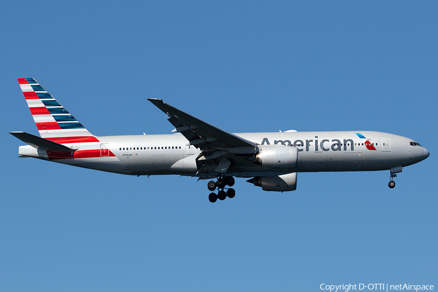 American Airlines Boeing 777-223(ER) (N781AN) | Photo 357547