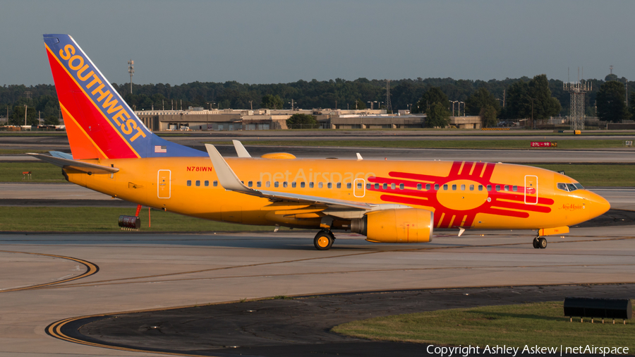 Southwest Airlines Boeing 737-7H4 (N781WN) | Photo 111174