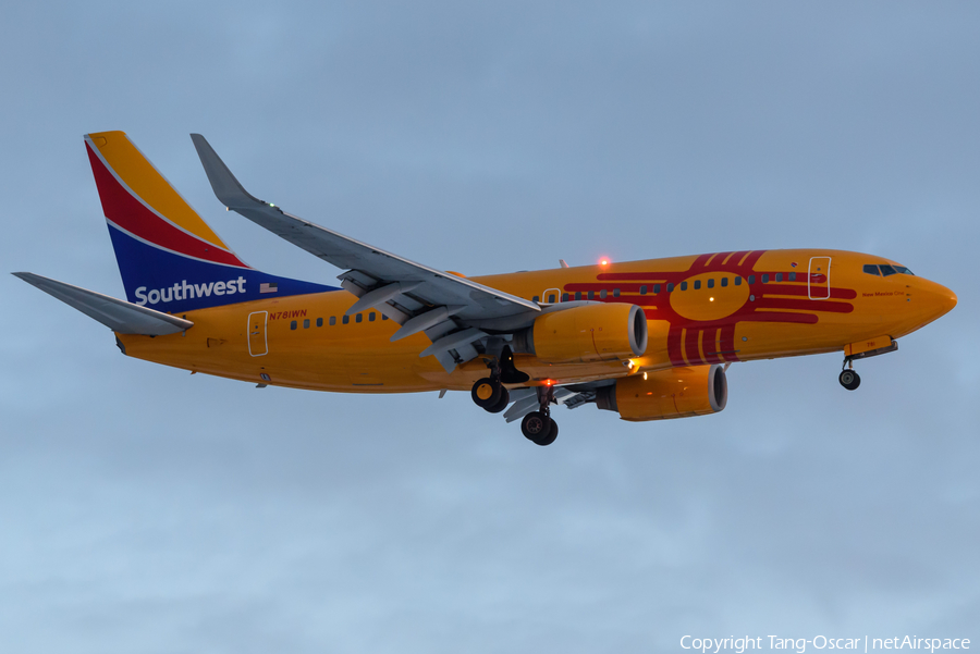 Southwest Airlines Boeing 737-7H4 (N781WN) | Photo 292227
